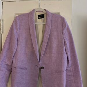 J. Crew Lilac Shawl-Collar Blazer